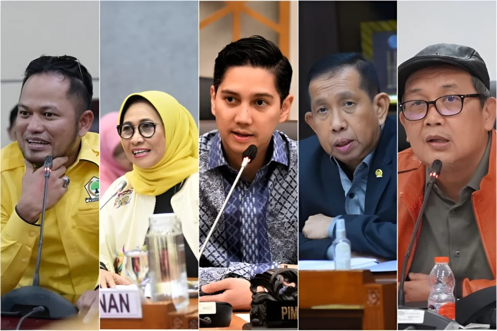Foto: 5 petahana dapil Kaltim yang berhasil mempertahankan posisinya di DPR RI.